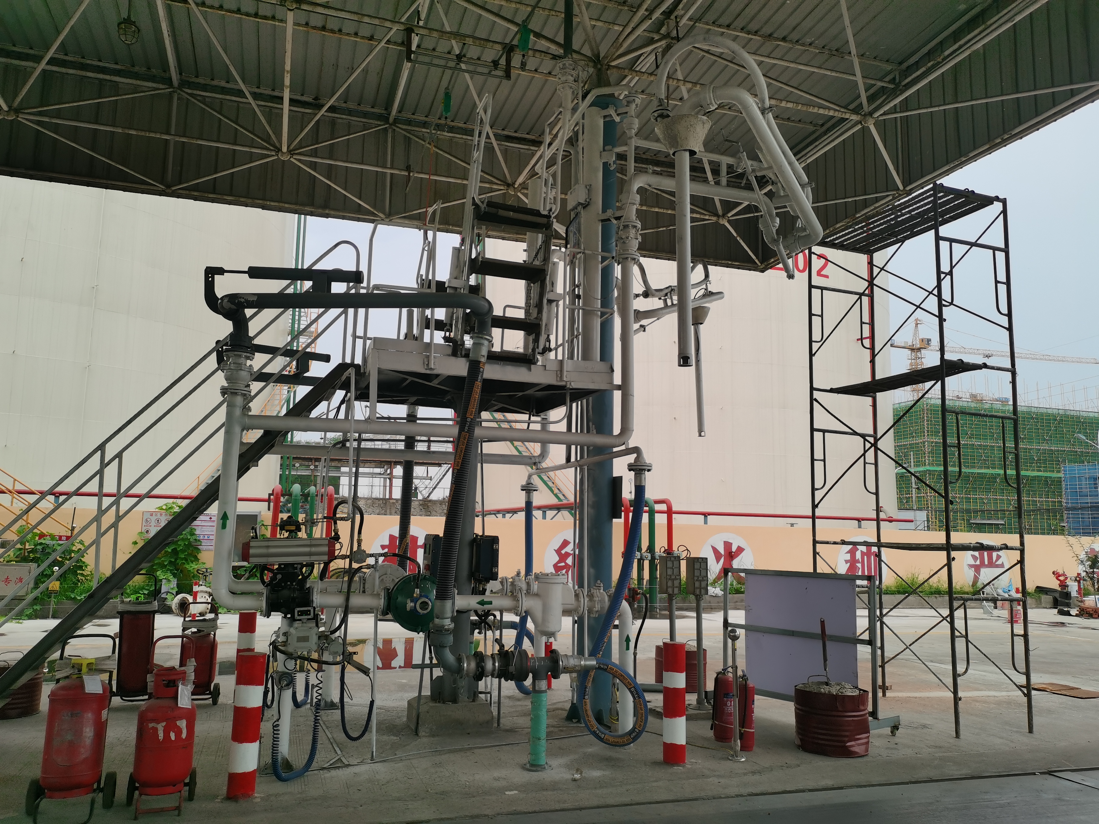 鹤管上装改下装定量装车系统--山东鼎诺自